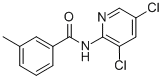 BENZAMIDE, N-(3,5-DICHLORO-2-PYRIDINYL)-3-METHYL 结构式