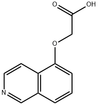 5-异喹啉氧基乙酸 结构式