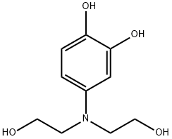 Ethanol, 2,2-[(3,4-dihydroxyphenyl)imino]di- (8CI) 结构式