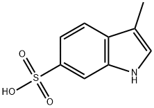 Indole-6-sulfonic acid, 3-methyl- (8CI) 结构式