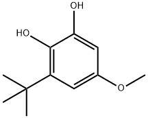 3-T-BUTYL-5-METHOXY-1,2-BENZENEDIOL 结构式