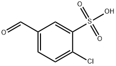 2-chloro-5-formylbenzenesulphonic acid 结构式