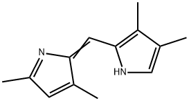 Pyrrole, 2-[(3,5-dimethyl-2H-pyrrol-2-ylidene)methyl]-3,4-dimethyl- (8CI) 结构式