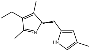 Pyrrole, 2-[(4-ethyl-3,5-dimethyl-2H-pyrrol-2-ylidene)methyl]-4-methyl- (8CI) 结构式