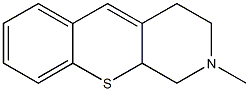 2H-[1]Benzothiopyrano[2,3-c]pyridine,1,3,4,10a-tetrahydro-2-methyl-,(-)-(8CI) 结构式