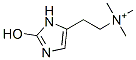 Ammonium,  [2-(2-hydroxyimidazol-4-yl)ethyl]trimethyl-  (8CI) 结构式