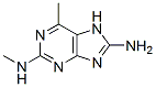 Purine,  8-amino-6-methyl-2-(methylamino)-  (8CI) 结构式