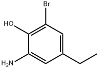 Phenol, 2-amino-6-bromo-4-ethyl- (9CI) 结构式