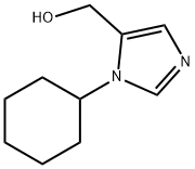 (1-环己基-1H-咪唑-5-基)甲醇 结构式