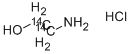 ETHANOLAMINE HYDROCHLORIDE, [1,2-14C]- 结构式