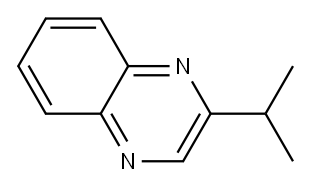 Quinoxaline, 2-(1-methylethyl)- (9CI) 结构式