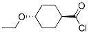 Cyclohexanecarbonyl chloride, 4-ethoxy-, trans- (9CI) 结构式