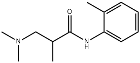 o-Propionotoluidide, 3-(dimethylamino)-2-methyl- (8CI) 结构式
