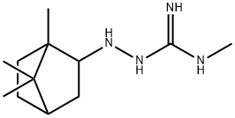 Guanidine, 1-(2-bornylamino)-3-methyl- (8CI) 结构式