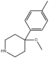 Piperidine, 4-methoxy-4-(4-methylphenyl)- (9CI) 结构式