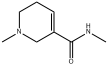 3-Pyridinecarboxamide,  1,2,5,6-tetrahydro-N,1-dimethyl- 结构式