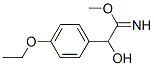 Benzeneethanimidic acid, 4-ethoxy-alpha-hydroxy-, methyl ester (9CI) 结构式