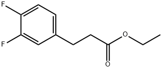 3-(3,4-二氟苯基)丙酸乙酯 结构式
