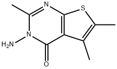 3-Amino-2,5,6-trimethylthieno-[2,3-d]pyrimidin-4(3H)-one