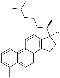 18,19-Dinorcholesta-1,3,5,7,9,11,13-heptaene, 4,17-dimethyl-, (17alpha )- 结构式