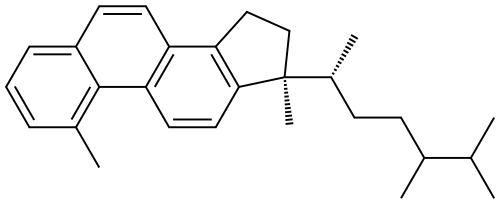 C28/C29 1-METHYL TRIAROMATIC STERANES 结构式