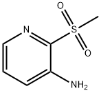 2-甲砜基-3-氨基吡啶 结构式