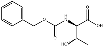 N-苄氧羰基-D-苏氨酸 结构式