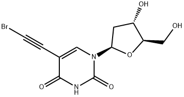 5-bromoethynyl-2'-deoxyuridine 结构式