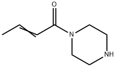 Piperazine,  1-(1-oxo-2-butenyl)-  (9CI) 结构式