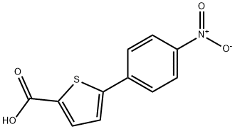 5-(4-硝基苯基)噻吩-2-羧酸 结构式