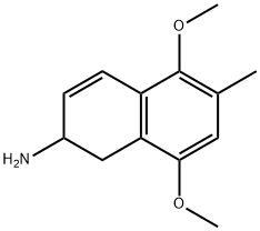 2-amino-5,8-dimethoxy-6-methyl-1,2-dihydronaphthalene 结构式