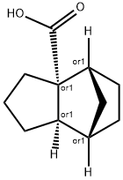 4,7-Methano-3aH-indene-3a-carboxylic acid, octahydro-, (3aalpha,4beta, 7beta,7aalpha)- 结构式