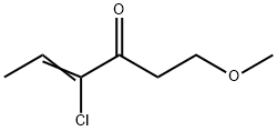 4-Hexen-3-one,  4-chloro-1-methoxy- 结构式
