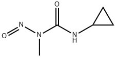 1-Cyclopropyl-3-methyl-3-nitrosourea 结构式