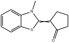 Cyclopentanone, 2-(3-methyl-2(3H)-benzothiazolylidene)- (9CI) 结构式