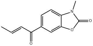 6-Crotonoyl-3-methylbenzoxazol-2(3H)-one 结构式