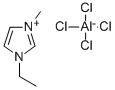 1-乙基-3-甲基咪唑四氯铝酸盐 结构式