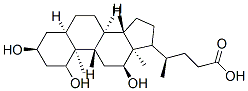 1Β-羟基脱氧胆酸 结构式