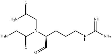 glycyl-glycyl-argininal 结构式