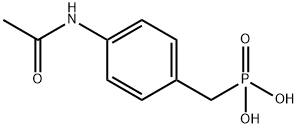 4-(acetylamino)benzylphosphonate 结构式