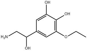 1,2-Benzenediol, 5-(2-amino-1-hydroxyethyl)-3-ethoxy- (9CI) 结构式