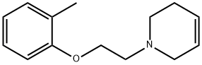 Pyridine, 1,2,3,6-tetrahydro-1-[2-(2-methylphenoxy)ethyl]- (9CI) 结构式