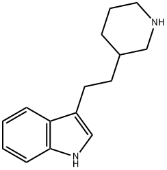 3-(2-(PIPERIDIN-3-YL)ETHYL)-1H-INDOLE 结构式