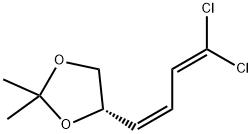 1,3-Dioxolane,4-[(1Z)-4,4-dichloro-1,3-butadienyl]-2,2-dimethyl-,(4S)-(9CI) 结构式