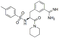 N(alpha)-(4-toluenesulfonyl)-3-amidinophenylalanylpiperidine 结构式