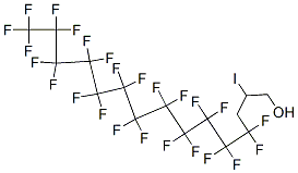 1-Pentadecanol, 4,4,5,5,6,6,7,7,8,8,9,9,10,10,11,11,12,12,13,13,14,14, 15,15,15-pentacosafluoro-2-iodo- 结构式