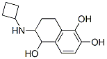 2-cyclobutylamino-5,6-dihydroxy-1,2,3,4-tetrahydro-1-naphthalenol 结构式