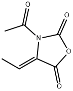 2,5-Oxazolidinedione, 3-acetyl-4-ethylidene-, (Z)- (9CI) 结构式