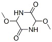 2,5-Piperazinedione,3,6-dimethoxy-(9CI) 结构式