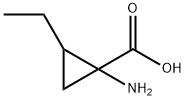 Cyclopropanecarboxylic acid, 1-amino-2-ethyl- (9CI) 结构式